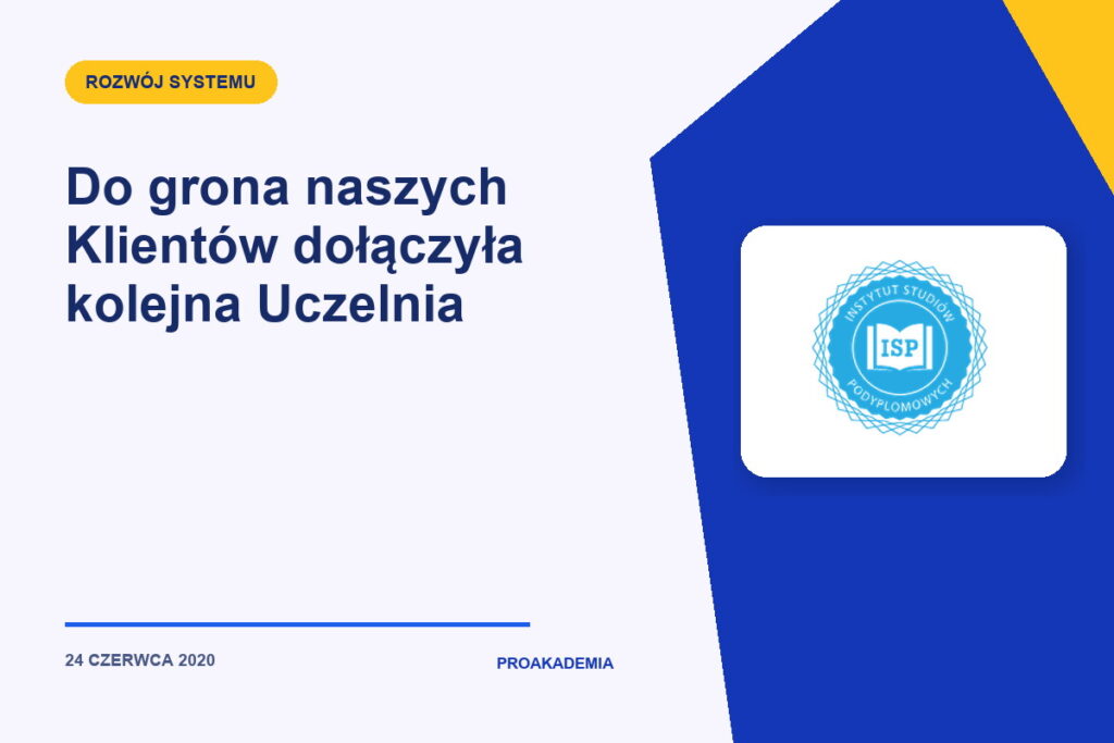 Do grona naszych Klientów dołączyła kolejna Uczelnia