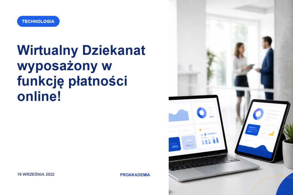 Wirtualny Dziekanat wyposażony w funkcję płatności online!