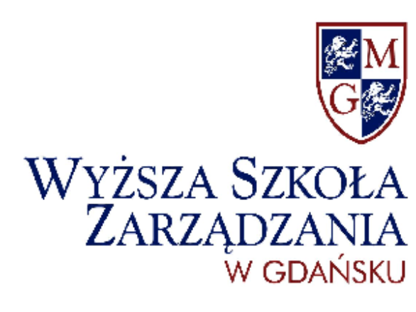 Wyższa Szkoła Zarządzania w Gdańsku logo Uczelnia
